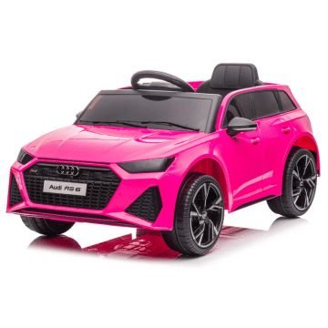 Lasten Sähköauto Audi RS6 12V - vaaleanpunainen