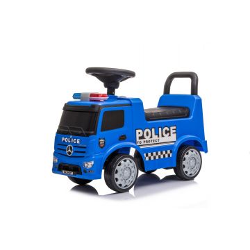 Poliisi Potkuauto kahvalla Mercedes Antos - Sininen